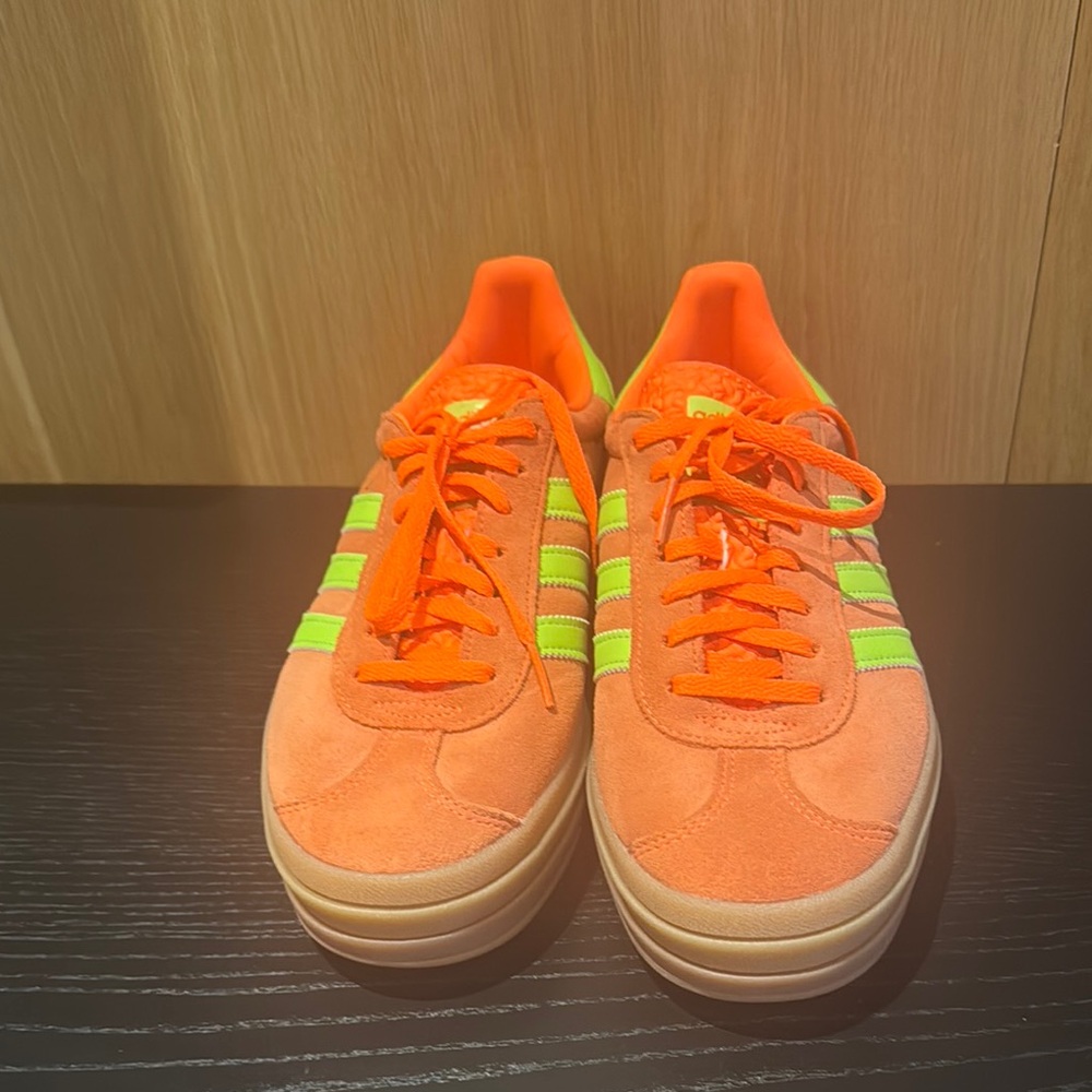 adidas Originals Orange and Neon Green Athletic Shoes